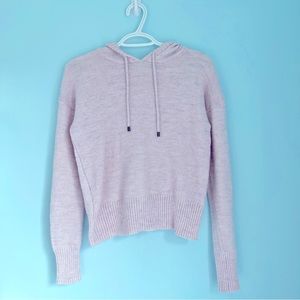 SO Light Pink Cropped Sweater Hoodie (Juniors XS)